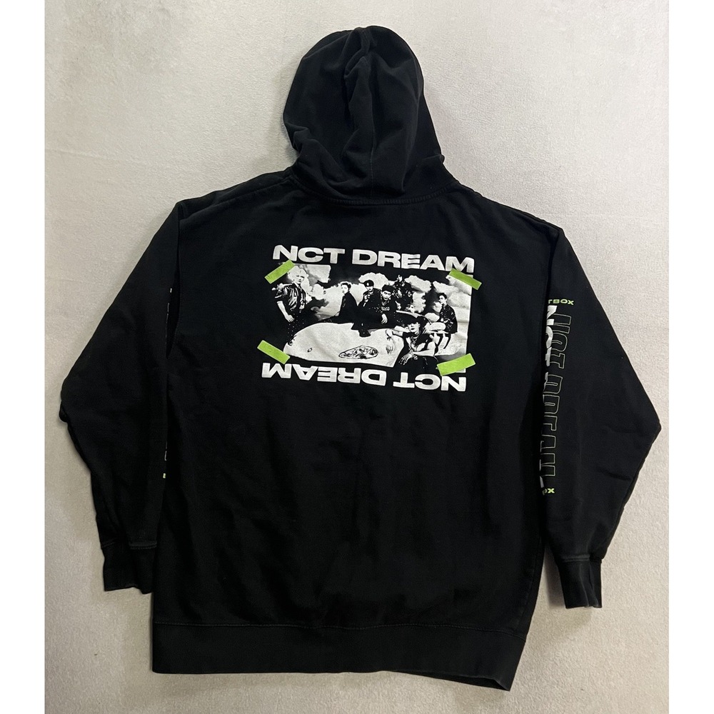 NCT Dream Korean Boy Band Beatbox Break Show 2 Tour Hoodie Mens Size XL Full Zip